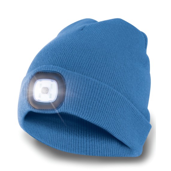 rechargeable LED front light. Sky blue