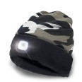 ATTILA cappellino con luce frontale LED ricaricabile Mimetico bianco
