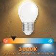 Opal-LED-Glühlampe, P45-Kugel, 6 W / 806 lm, E27-Sockel, 3000 K