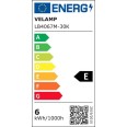 Opal-LED-Glühlampe, P45-Kugel, 6 W / 806 lm, E27-Sockel, 3000 K