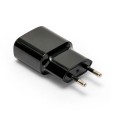 Ladegerät 220V, USB 2A (für Samsung, Oppo etc.), schwarz