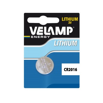Lithium button cell CR2016, 3V 75mAh