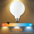 Opal-LED-Glühlampe, Globe G125, 11W / 1521lm, E27-Sockel, 3000K