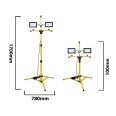 Proyector LED de 2x50W. Trípode, cable de 3 m H05RN-F 3G1.0mm2