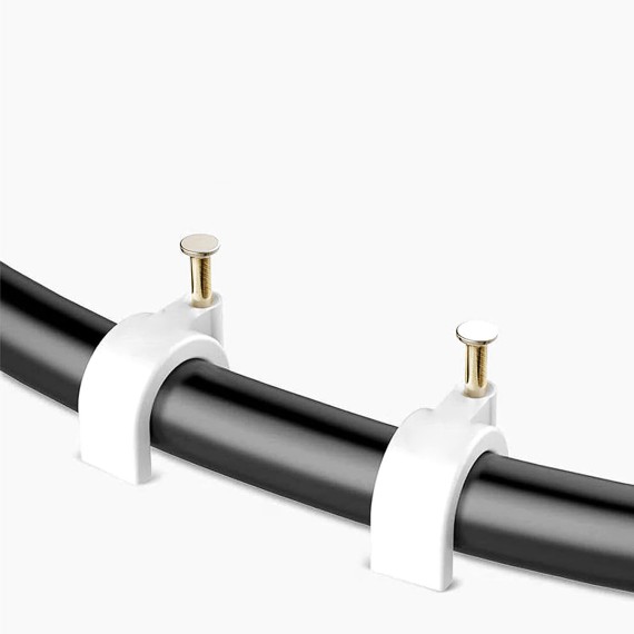 50 Kabelklemmen für runde Kabel mit 14 mm...