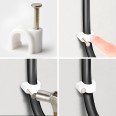 50 Kabelklemmen für runde Kabel mit 10 mm Durchmesser