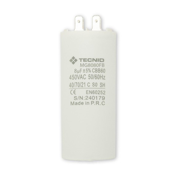 Starting capacitor for electric motors, 450V,...