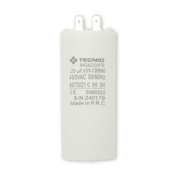 Starting capacitor for electric motors, 450V,...