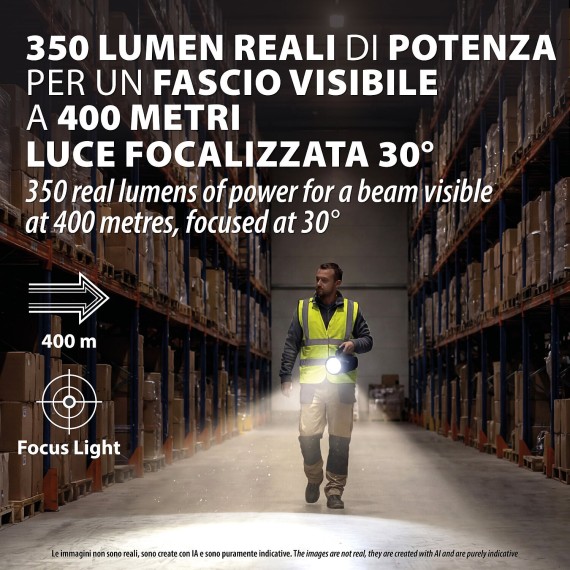 ICARO 5W: Rechargeable 5W/350lm floodlight....