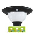 Boule solaire LED extérieure en PMMA, 200 mm, 3 CCT, 2000 lumens, IP65. Blanche.