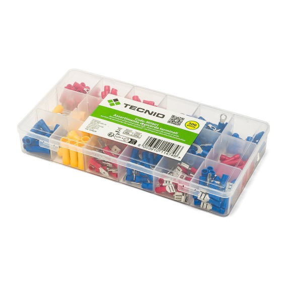 Assortiment de 300 cosses de câble. Tailles et...