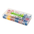 Assortiment de 300 cosses de câble. Tailles et couleurs assorties.