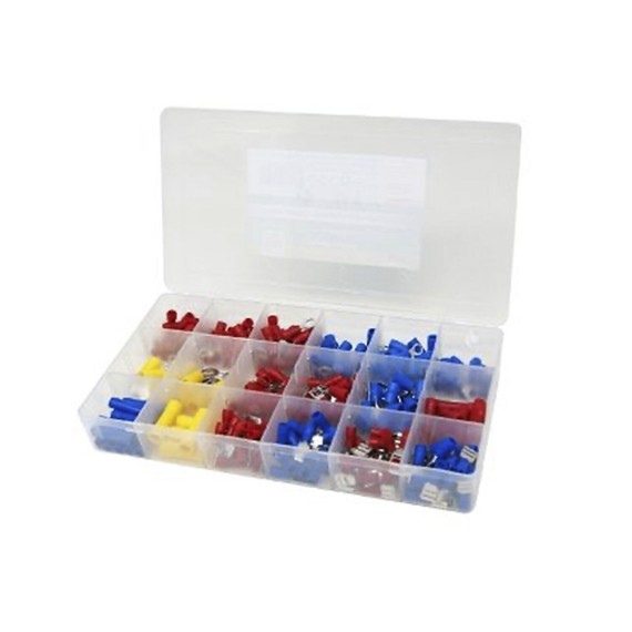 Assortiment de 300 cosses de câble. Tailles et...