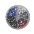 Kit de 400 terminales de crimpado, casquillos aislados. 5 colores y tamaños surtidos.