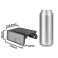 MAYA: Solarbetriebener LED-Fluter mit 1000 Lumen. Verstellbar mit Bewegungssensor. Schwarz.