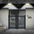 MAYA: Solarbetriebener LED-Fluter mit 1000 Lumen. Verstellbar mit Bewegungssensor. Schwarz.