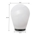 APOLUX: Ampola per esterno in PMMA, 21,5 x 29,5cm, base E27, bianco opaco.
