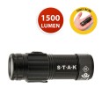 MIGHTY MIKE : Lampe torche LED rechargeable de 15 W. 1500 lumens, IPX4. Seulement 8 cm !