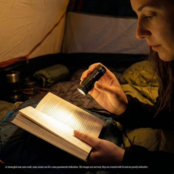 MIGHTY MIKE : Lampe torche LED rechargeable de...