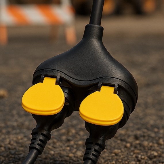 Cable alargador Stak M/2xF para obras de...