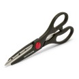 21cm multipurpose scissors in stainless steel and ABS. Black