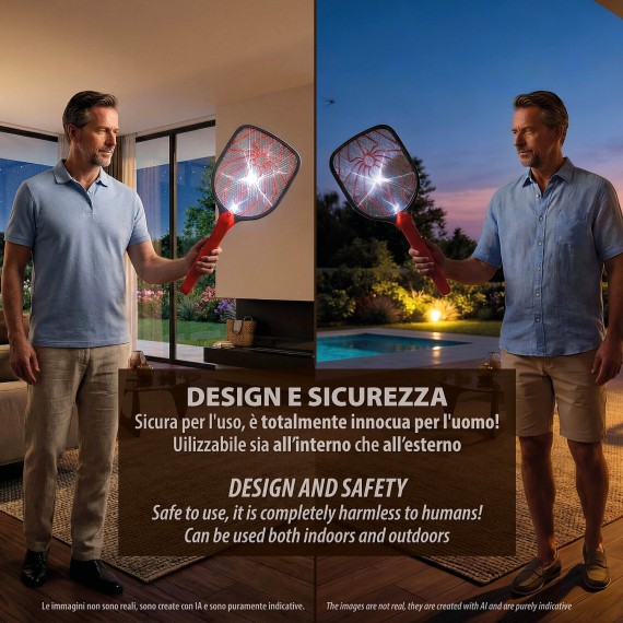 BORG: Rechargeable Electric Mosquito Racket