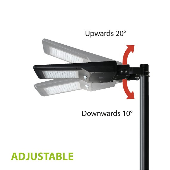 CRUISER XL : Lampadaire solaire 40 W (6000 lm)...