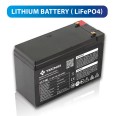 LiFePO4 12.8V 7000mAh rechargeable lithium battery