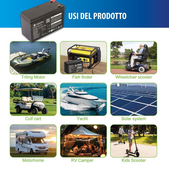 LiFePO4 12.8V 7000mAh rechargeable lithium battery