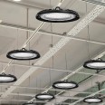 WELLS: LED highbay 150W, DOB, 18000 lumen in aluminium. Black