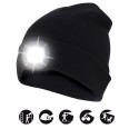 FARO: Linterna frontal LED recargable. Color negro.