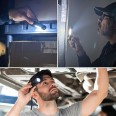 THOR MAX: Wiederaufladbare 1W LED-Taschenlampe mit Zoomfunktion und seitlicher Laterne.