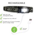 METROS : Lampe frontale 150 lm avec interrupteur sans contact. Rechargeable.