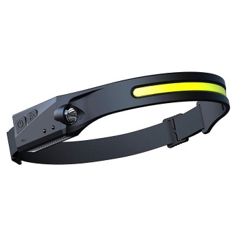 2-in-1 Rechargeable LED Headlamp with Motion Sensor