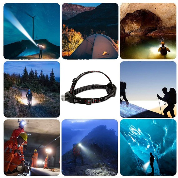 ARGO ZOOM EVO : Lampe frontale LED CREE 400 lm...