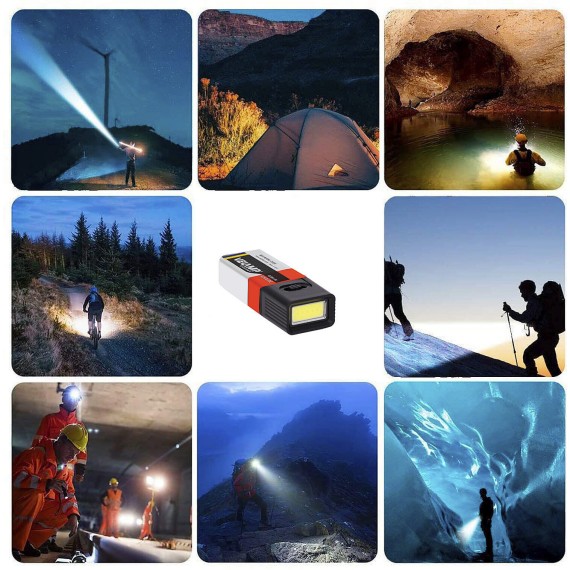 SNICKER: 50 Lumen COB-LED-Taschenlampe mit...