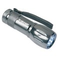 ABENTEUER: 9-LED-Aluminium-Taschenlampe mit Etui