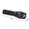 STEEL: 10W LED aluminum flashlight with integrated zoom