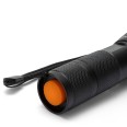 STEEL: 10W LED aluminum flashlight with integrated zoom