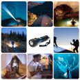 IMPULSE : Lampe torche LED 1 W 2AA en aluminium et caoutchouc