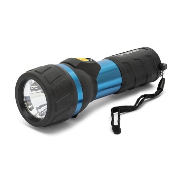 IMPULSE: 3W 2D LED torch, made of aluminum and rubber