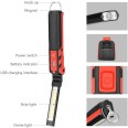 KUBRIK: COB-Inspektionsleuchte + Taschenlampe. Wiederaufladbar. Multifunktional.