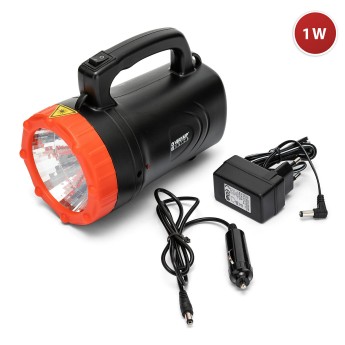 Lampe frontale rechargeable 1W avec chargeurs. 2