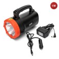 1W rechargeable headlamp with chargers.