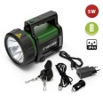 DOOMSTER POWER: Faro delantero LED CREE recargable antiapagón de 5 W