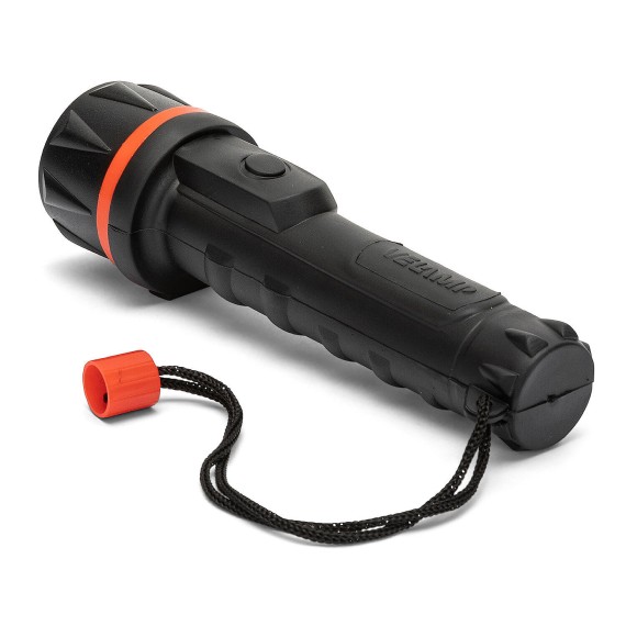 RUBBER LED: Torcia in gomma LED 2AA