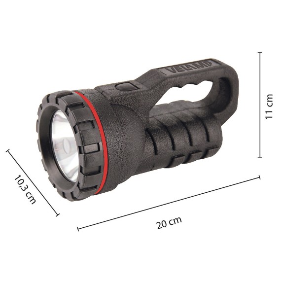 RUBBER LED: Faro LED 0,5W , a pile, in caucciù...