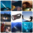 RUBBER LED: Faro LED 0,5W , a pile, in caucciù naturale