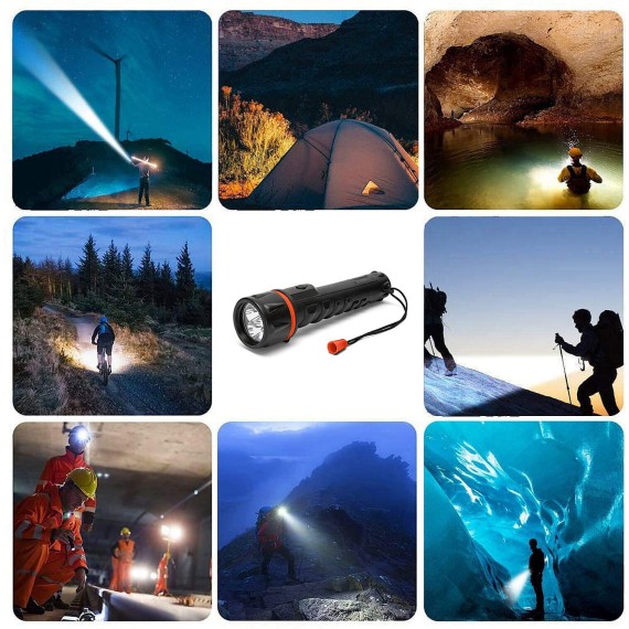 RUBBER LED: Torcia in gomma LED 3D
