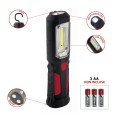TRANSFORMER: 3-W-COB-Arbeitsleuchte + Taschenlampe. Haken, Magnet. Verstellbar.